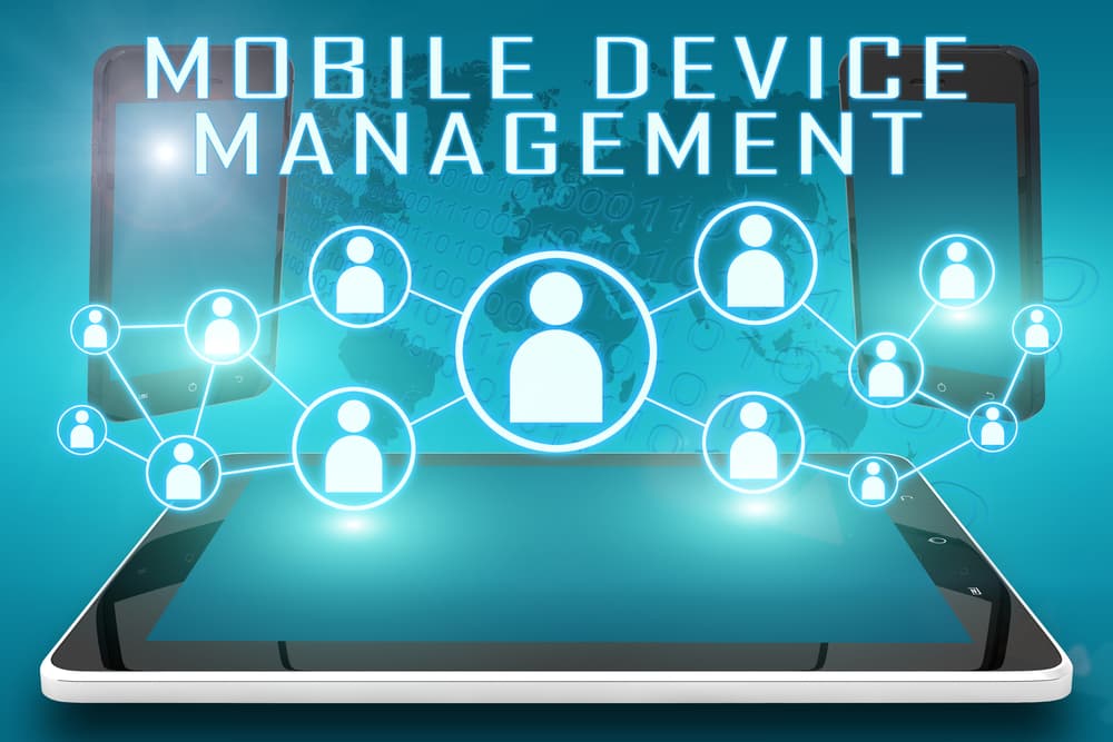 What is the purpose of mobile device management (MDM) software?